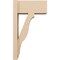Ekena Millwork 8-in W x 16-in D x 28-in H Funston Block Rough Cedar Woodgrain TimberThane Outlooker, Primed Tan OUTUR080X16X28FST44RCPR - alternate 2